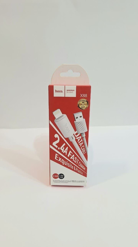 کابل تبدیل USB به لایتنینگ هوکو مدل X88 طول 1 متر